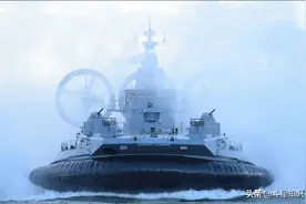中国野牛气垫船有多“牛”？抢滩登陆战略利器，排水量达555吨图片