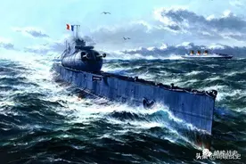 一图看懂“絮库夫”号巡洋潜艇：重炮、鱼雷、飞机，一样都不少图片