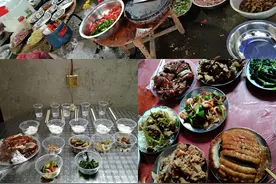 广西玉林市下某镇家出嫁女儿订婚宴图片