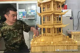 指尖上的“雷峰塔”！当一次性筷子遇到许昌“80后”店主…图片