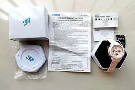 卡西欧樱花粉色女表，日常佩戴，健身运动，工作学习的好帮手图片