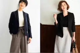 7套适合小个子的日式职场穿搭，上班约会逛街都可以图片