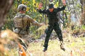 美特种兵驻台阴谋曝光，训练台军以武拒统，别怪解放军子弹不长眼图片