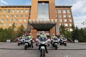 临河铁骑男团正式“出道”！帅炸图片