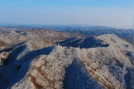 雪霁初晴雪凇现 陕西旬邑石门山现壮美雪景图片