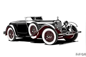 精美名车插画壁纸，你知道每辆的名字吗：梅赛德斯奔驰篇图片