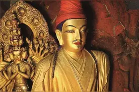 松赞干布13岁称王，后统一青藏高原，为求娶文成公主建布达拉宫图片