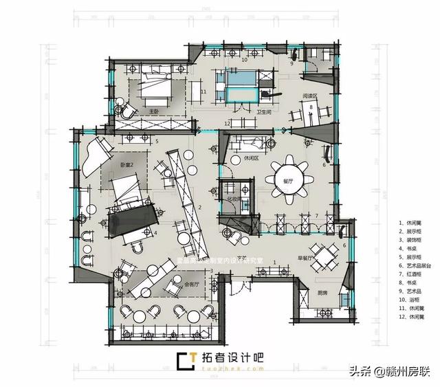 总有一款符合你的要求，300㎡的大平层找了10个大师做设计方案
