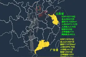 数据告诉你，面积、人口、GDP均不及广东的江苏，照样能赢图片