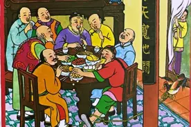 傻女婿拜年 ——民间笑话图片