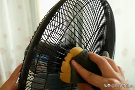 不管电风扇有多脏，教你一招，不用拆不用洗，立马干净如新无灰尘图片