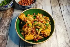 南瓜咸饭，经典闽南菜饭，香糯美味，无敌好吃图片