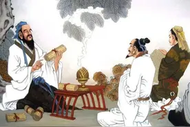 孔子见老子像“枯木”般静止不动，便问其由，终而得道图片