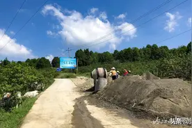 路马上修好！以后来内江这里摘樱桃，开车直接“杀拢”——图片