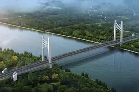 又架新桥！黄浦江上首座悬索桥嘉松公路越江大桥开工图片