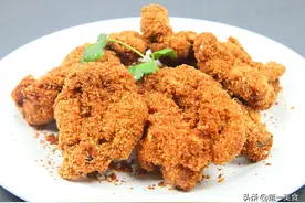 自制香酥鸡翅根，巧用1个鸡蛋，1个改刀技巧，外酥里嫩，入味到骨图片