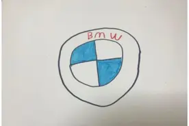 幼儿园作业画自家车标，4岁孩子的作品，让老师感到愧疚图片