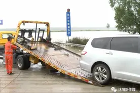 沭阳沂河淌水位上涨！大堤24小时交通管制图片