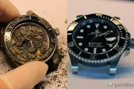 钟表维修师如何修复一块被埋在泥土里的劳力士黑水鬼？图片