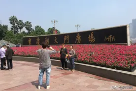 重庆朝天门广场景观，全景、细节、江景、城门、瓮城，重庆地标图片