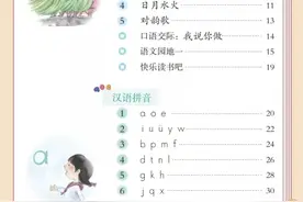 一年级语文（上）全册电子课本，暑假预习必备图片