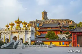 金山区东林寺，上海境内奇特景观寺庙，一座景色清奇的历史名寺图片