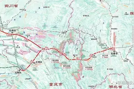 陕西新增一站点，西安至重庆高铁最新消息图片