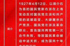 微海报丨中共党史大事记之“四一二”反革命政变图片