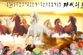 八骏图｜策马奔腾，在天马行空的岁月直抵前程似锦的人生境界！图片