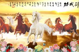 八骏图｜策马奔腾，在天马行空的岁月直抵前程似锦的人生境界！图片