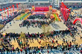【组图】甘肃张掖：多彩民俗文化活动欢庆“龙抬头”图片