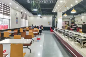 高速服务区的自助餐，35元36个菜看起来很美，岂料菜都是凉的图片