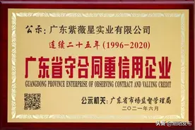 【褒扬诚信典型】广东紫薇星：恪守诚信理念 践行社会责任图片
