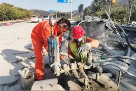【重要提醒】注浆加固！中原西路巩义段加快恢复重建！图片