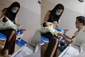 岳母长得太年轻，抱着孩子都“优雅”，和女婿坐在一起像一家三口图片