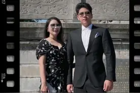 郭涛晒儿子成长纪录片，14岁石头身高已超妈妈，身材健壮阳光帅气图片