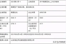 成交三宗、流拍两宗，济宁城区土拍揽金8亿多图片