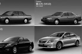 第1-8代凯美瑞进化史！你认为哪一代最经典？图片