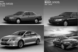 第1-8代凯美瑞进化史！你认为哪一代最经典？图片