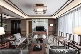 260㎡新中式，全屋胡桃木清雅隽秀，返璞归真的中式之美图片