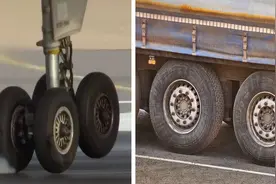 30吨的飞机，3个轮胎就能支撑，为何30吨的卡车却要20个？图片