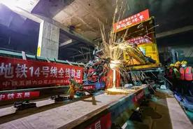 途经5个区！14号线今天全线轨道贯通，预计年内开通初期运营图片