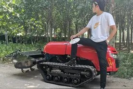 农用智能微耕机凭借自身优势，受到果农欢迎图片