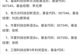 排名靠前的基金代码，喜欢买基金的可以收藏一下图片