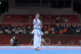 帅到像游戏人物。东京奥运上西班牙空手道硬汉，长了一张建模脸图片