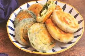 手把手教你做千层馅饼，薄皮大馅，层层酥香，越吃越爱，快收藏图片