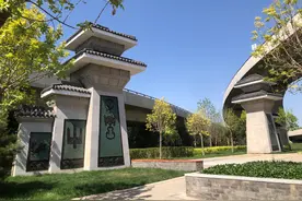 石家庄：和平路高架桥桥区打造汉代韵味景观图片