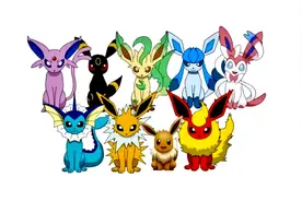 精灵宝可梦：伊布十种形态大盘点，快来挑选你喜欢的一只带回家图片