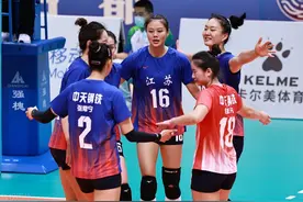 全运会女排决赛：江苏女排VS天津女排图片