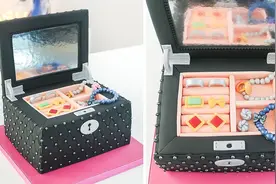 烘焙大师做出的首饰盒蛋糕，和真实世界的一模一样，怪不得如此贵视频封面
